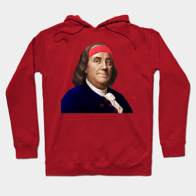 Founding Father Headband Hoodie by Philly Drinkers